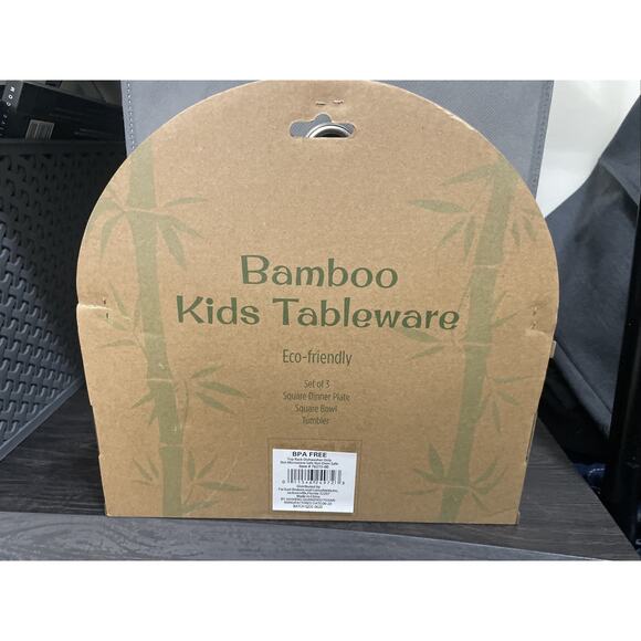 Baby Natural Bamboo Fiber Tableware‎ Bowl Baby Feeding Plate Children Bowl Santa - Picture 2 of 5